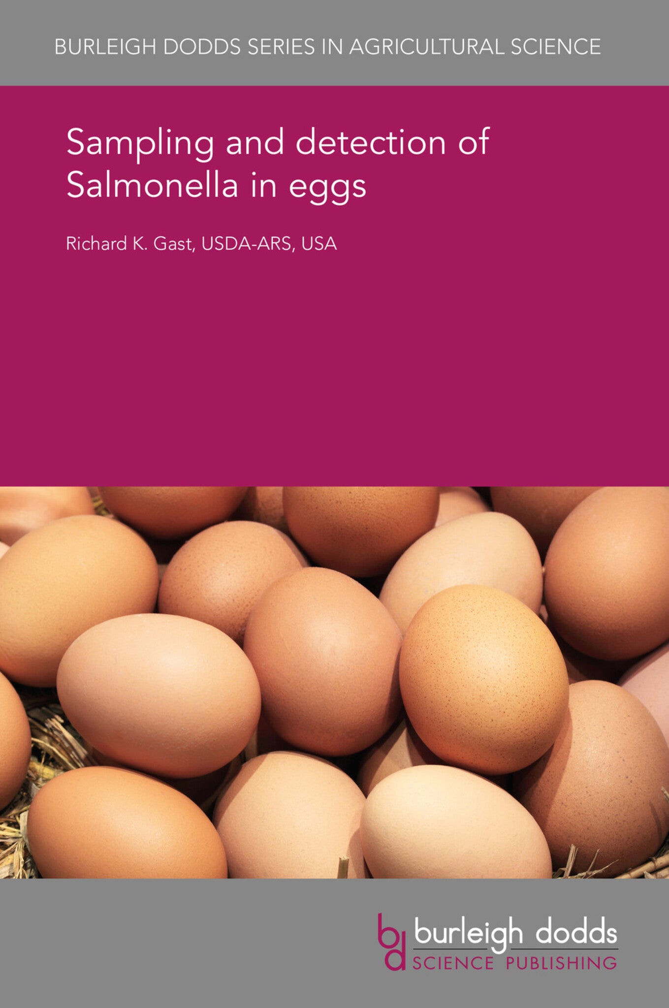 Cover image for Sampling and detection of Salmonella in eggs ISBN 9781838790813